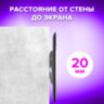 Кронштейн-крепление для ТВ настенный, до 45 кг. VESA 100х100-200х200, 23"-43", черный, SONNEN, 455948, 455948