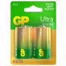Батарейки КОМПЛЕКТ 2 шт., GP Ultra G-Tech, D (LR20, 13А), алкалиновые, блистер, 13AU-CR2, 454092