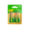 Батарейки КОМПЛЕКТ 2 шт., GP Ultra G-Tech, D (LR20, 13А), алкалиновые, блистер, 13AU-CR2, 454092