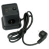 Сетевой фильтр CABLEXPERT Tower, 4 розетки, 10 А, 1 x Type-C PD, 20 Вт, 2 х USB, 2 м, черный, TWR-4-CU2-B-2, 514301