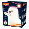 Ночник силиконовый LED "Альпака" 85x103x130 мм, белый свет/RGB, таймер, USB, аккумулятор 400 мАч, DASWERK (ДАСВЕРК), 238934, 238934