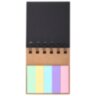 Закладки клейкие в книжке BRAUBERG PASTEL 200 штук: 50х15 мм 5 цветов х 25 листов, 50х75 мм 3 цвета х 25 листов, 115582, 115582