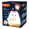 Ночник силиконовый LED "Котик" 90x89x102 мм, белый свет/RGB, таймер, USB, аккумулятор 400 мАч, DASWERK (ДАСВЕРК), 238935, 238935