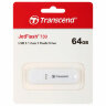 Флеш-диск 64 GB TRANSCEND JetFlash 730, USB 3.1, белый, TS64GJF730, 514053