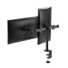 Кронштейн для двух мониторов настольный VESA 75х75, 100х100, 17"-32", до 16 кг, SONNEN STATIC, 455943, 455943