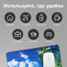Коврик для мыши SONNEN "BEACH", резина + ткань, 260х220х3 мм, 513294, 513294
