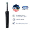 Зубная щетка электрическая ORAL-B (Орал-би) Vitality Pro, ЧЕРНАЯ, 1 насадка, 80367641, 608719