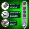 Сетевой фильтр SONNEN DX04, 4 розетки, 2 USB-порта, с заземлением, 10 А, 1,5 м, графит, 513493, 513493
