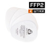 Фильтр противоаэрозольный (предфильтр) Jeta Safety 6020P2R (6022), комплект 4 шт., класс P2 R, 610903