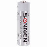Батарейки КОМПЛЕКТ 2 шт., SONNEN Alkaline, АА (LR6, 15А), алкалиновые, пальчиковые, блистер, 451084, 451084