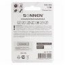 Батарейки КОМПЛЕКТ 2 шт., SONNEN Alkaline, АА (LR6, 15А), алкалиновые, пальчиковые, блистер, 451084, 451084