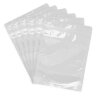 Пакеты дой-пак с замком ZIP LOCK, прозрачные, 100х150 + 30 мм, КОМПЛЕКТ 100 штук, 70 мкм, BRAUBERG, 700695, 700695