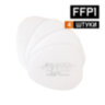 Фильтр противоаэрозольный (предфильтр) Jeta Safety 6021, комплект 4 штуки, класс P1 R, 610904