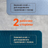 Коврик для йоги и фитнеса спортивный двухцветный, ТПЭ, 183x61x0,6 см, голубой/синий, DASWERK (ДАСВЕРК), 680033, 680033