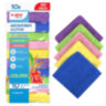 Салфетки из МИКРОФИБРЫ 30х30 см MULTI COLOUR, big pack, КОМПЛЕКТ 10 шт., 180 г/м2, LAIMA HOME, 607794, 607794