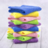 Салфетки из МИКРОФИБРЫ 30х30 см MULTI COLOUR, big pack, КОМПЛЕКТ 10 шт., 180 г/м2, LAIMA HOME, 607794, 607794