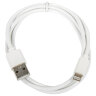 Кабель USB2.0 – Lightning, 1 м, SONNEN, медь, для передачи данных и зарядки, белый, 513559, 513559