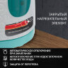 Чайник SONNEN KT-2016, 2 л, 2200 Вт, закрытый нагревательный элемент, пластик, белый/голубой, 453417, 453417
