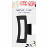 Краб для волос 8,5 см, soft-touch, чёрный, MONTE VITA (МОНТЕ ВИТА), 457002, 12 штук, 457002