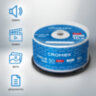 Диски DVD+R (плюс) CROMEX, 4,7 Gb, 16x, Cake Box (упаковка на шпиле), КОМПЛЕКТ 50 шт., 513775, 513775