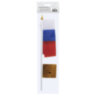 Флаг России настольный 14х21 см, без герба, BRAUBERG/STAFF, 550184, RU22, 550184
