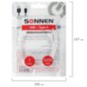 Кабель USB2.0 – Type-C, 1 м, SONNEN, медь, для передачи данных и зарядки, белый, 513558, 513558