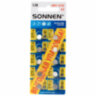 Батарейки алкалиновые "таблетка" КОМПЛЕКТ 10 шт., SONNEN Alkaline, 192A (G3, LR41), в блистере, 457134, 457134