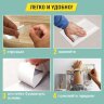 Клейкая двухсторонняя лента 38 мм х 10 м, БУМАЖНАЯ ОСНОВА, BRAUBERG, 229056, 229056