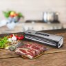 Вакууматор/вакуумный упаковщик KITFORT КТ-1510, 130 Вт, 2 режима, ширина пакета до 29 см, серебристый, 455958