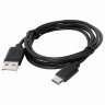 Кабель USB 2.0 – Type-C, 1 м, SONNEN, медь, для передачи данных и зарядки, черный, 513117, 513117