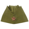 Пилотка военная двуслойная, металлическая красная звезда, размер 56 (универсальный), ПЛ-11, 5 штук, 550211
