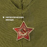 Пилотка военная двуслойная, металлическая красная звезда, размер 56 (универсальный), ПЛ-11, 5 штук, 550211