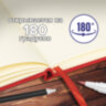 Скетчбук, слоновая кость 140 г/м2 120х120 мм, 80 л., КОЖЗАМ, резинка, BRAUBERG ART CLASSIC, красный, 113190, 113190