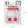 Кабель USB2.0 – micro USB, 1 м, SONNEN, медь, для передачи данных и зарядки, белый, 513557, 513557