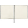 Скетчбук, слоновая кость 140 г/м2 120х120 мм, 80 л., КОЖЗАМ, резинка, BRAUBERG ART CLASSIC, черный, 113191, 113191