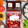 Пакеты для заморозки продуктов, 1 л, КОМПЛЕКТ 30 шт., с замком-застежкой (слайдер), LAIMA, 608908, 608908