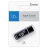 Флеш-диск 16 GB, SMARTBUY Glossy, USB 2.0, черный, SB16GBGS-K, 512190