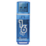 Флеш-диск 16 GB, SMARTBUY Glossy, USB 2.0, синий, SB16GBGS-B, 512191