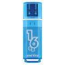 Флеш-диск 16 GB, SMARTBUY Glossy, USB 2.0, синий, SB16GBGS-B, 512191