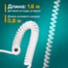 Фен для волос настенный SONNEN HD-1288D, 1200 Вт, пластиковый корпус, 4 скорости, белый, 604197, 604197
