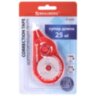 Корректирующая лента BRAUBERG MAXI PLUS, 5 мм х 25 м, механизм перемотки, корпус красный, блистер, 272501, 272501