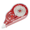 Корректирующая лента BRAUBERG MAXI PLUS, 5 мм х 25 м, механизм перемотки, корпус красный, блистер, 272501, 272501