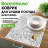 Коврик для сушки посуды из микрофибры, 38х50 см, "ТРОПИКИ", 300 г/м2, BOOMHOUSE (БУМХАУС), 701147, 701147