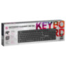 Клавиатура проводная DEFENDER Element HB-520, USB, 104 клавиши + 3 дополнительные клавиши, черная, 45522, 511790