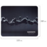Коврик для мыши SONNEN "DROPS", резина + ткань, 220х180х3 мм, 513290, 513290