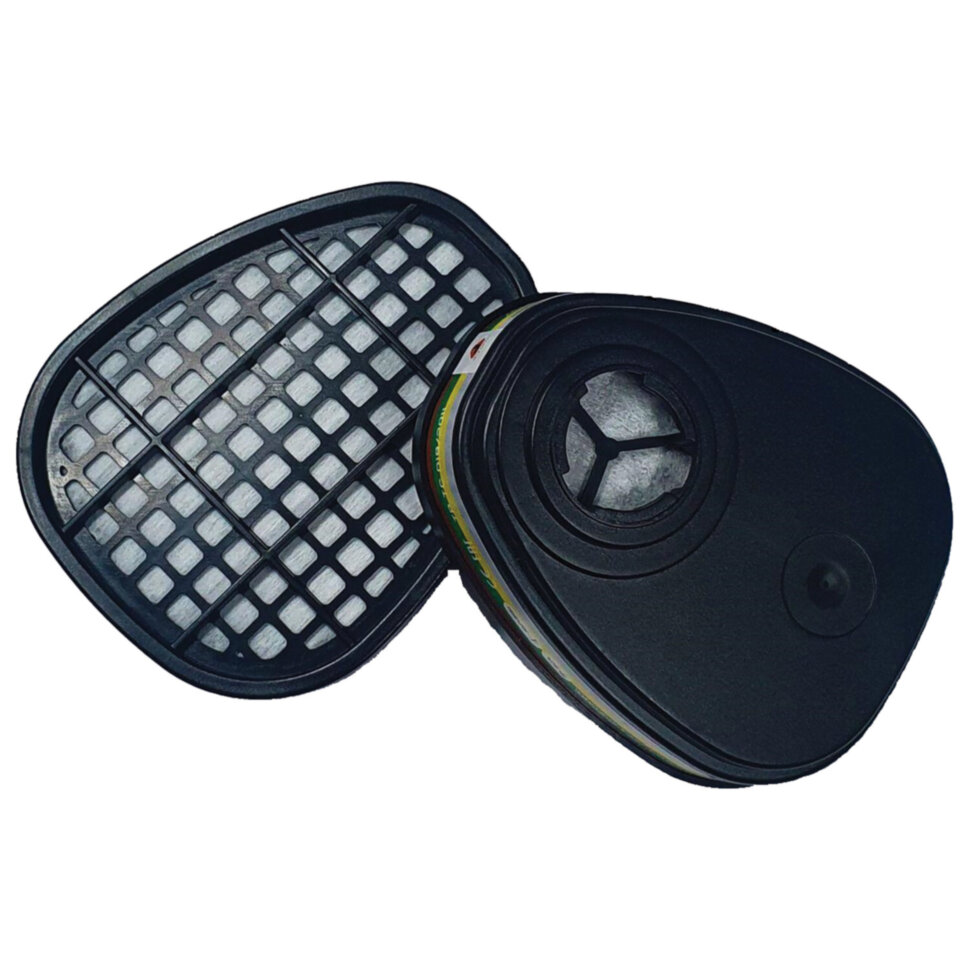 Фильтр противогазовый Jeta Safety 6541, комплект 2 шт., аммиак, органические и неорганические газы класса ABEK1, 610902