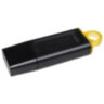 Флеш-диск 128 GB KINGSTON DataTraveler Exodia, разъем USB 3.2, черный/желтый, DTX/128GB, 513639