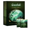 Чай GREENFIELD "Jasmine Dream" зеленый с жасмином, 100 пакетиков в конвертах по 2 г, 0586-09, 620391