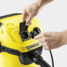 Пылесос хозяйственный KARCHER WD 3 P, мусоросборник 17 л, мощность 1000 Вт, желтый, 1.628-170.0, 456634