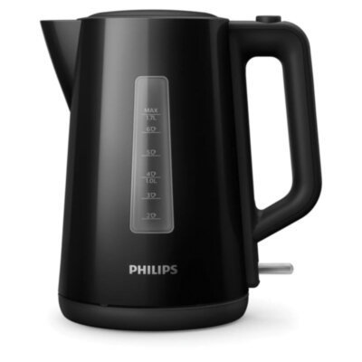 Чайник PHILIPS HD9318/20, 1,7 л, 2200 Вт, закрытый нагревательный элемент, пластик, черный, 456950